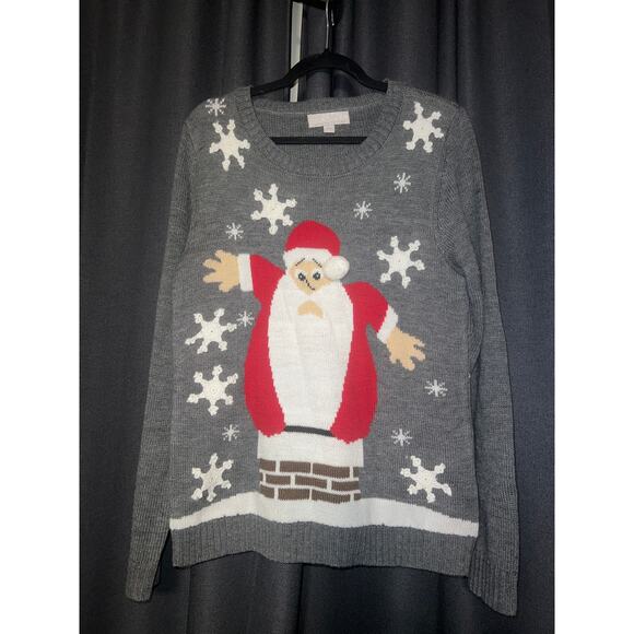 Ugly Christmas Sweater Xmas Size Large - Picture 1 of 3